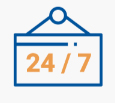 24/7 transcription icon, Medical Transcription Company, Medical Transcription Service