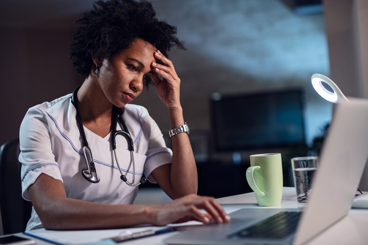 Tired Nurse - EHR Burnout