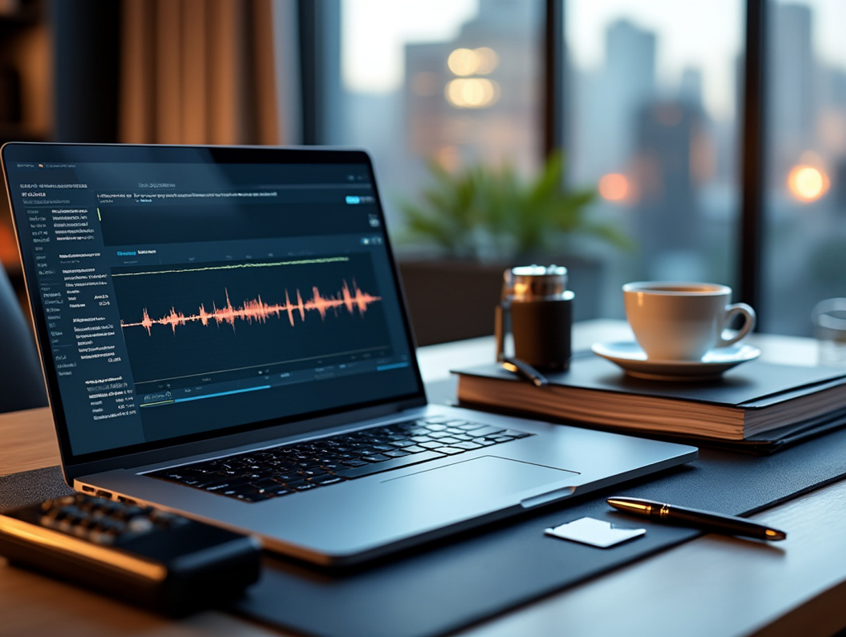 laptop on desktop, Legal Transcription, Medico-Legal Transcription, Medical Transcription Company, Medical Transcription Service, Business Transcription, Market Research Transcription